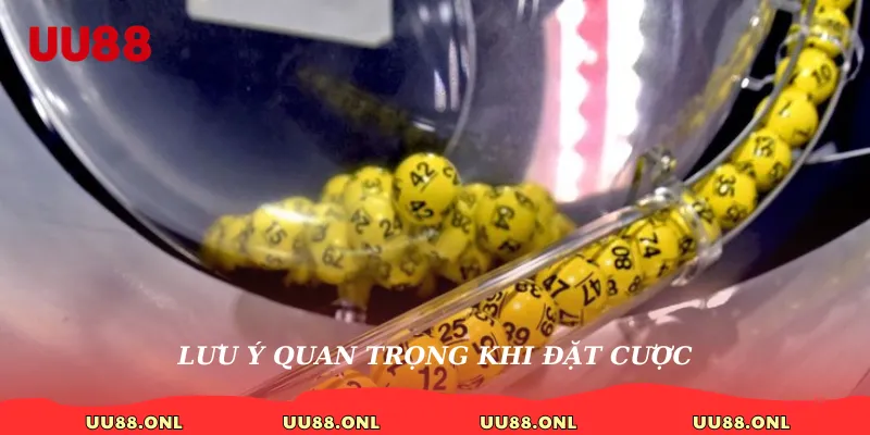 Lưu ý quan trọng khi đặt cược
